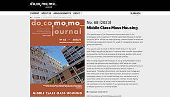 DOCOMOMO Journal #68 – 2023/1