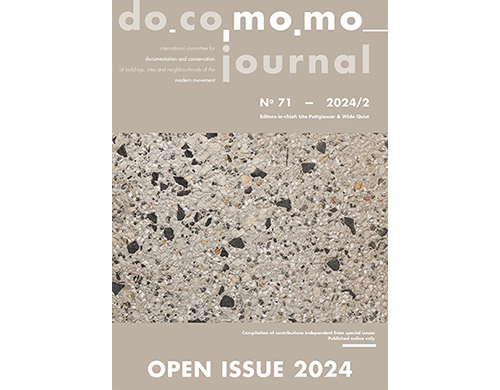 Open Issue of DOCOMOMO Journal