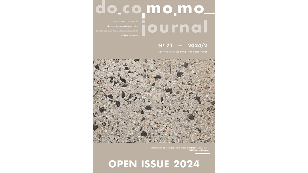 Open Issue of DOCOMOMO Journal