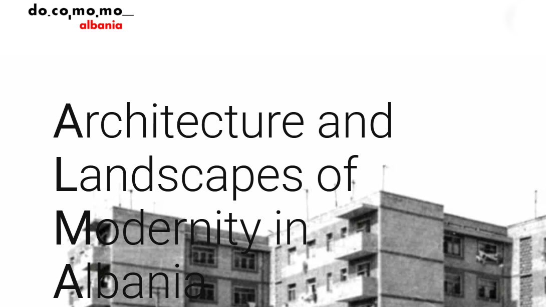 Docomomo Albania conference ALMA 2026
