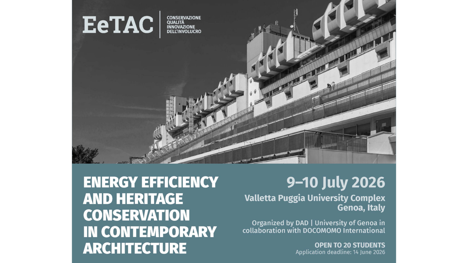 EeTAC International Student Workshop